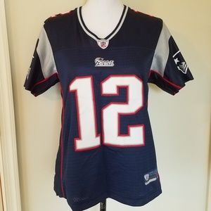 NFL New England Patriots Brady #12 Jersey